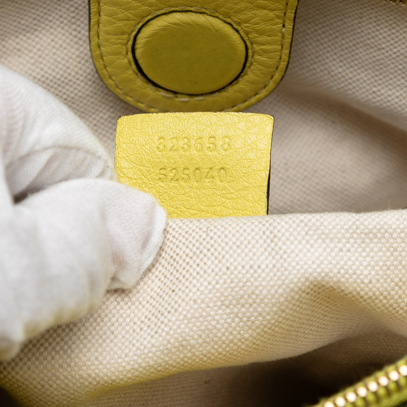 Pre-Loved Gucci Large Calfskin Bamboo Shopper Satchel - Picture 6 of 7